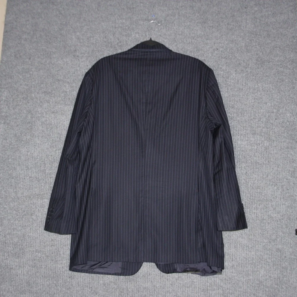 Brooks Brothers‎ 1818 Madison Pinstripe Wool Blazer Men 44L 39W For Repairs